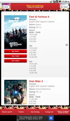 Caribbean Cinemas android App screenshot 9