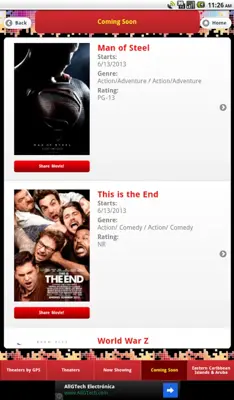 Caribbean Cinemas android App screenshot 13