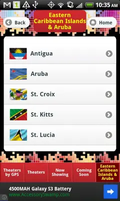 Caribbean Cinemas android App screenshot 2