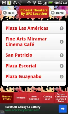 Caribbean Cinemas android App screenshot 6